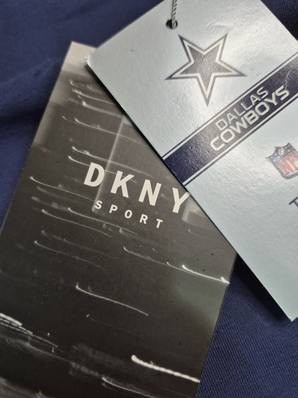 DKNY/ NFL Dallas Cowboys Navy Leggings - Picture 9 of 10